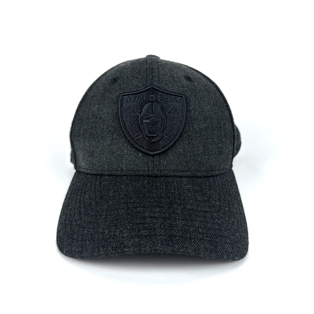 Los‎ Angeles Raiders Black On Black Fitted Cap New Era 49 Forty Size Large